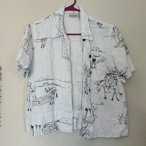 Chico's Cropped Shirt